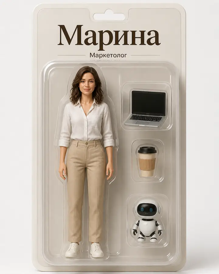 Фигурка в коробке из фото