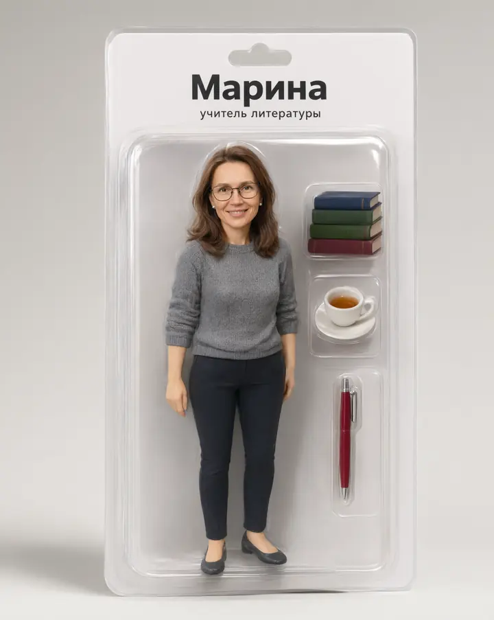 Фигурка в коробке из фото